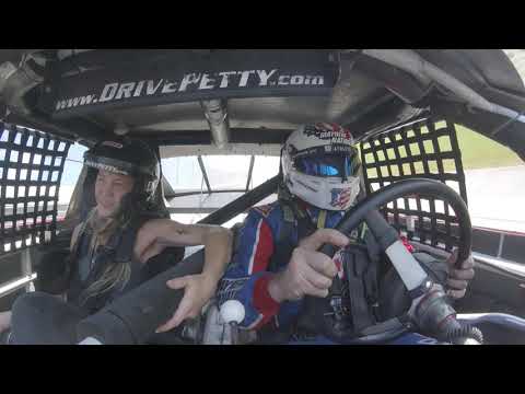 Layne Schranz ride along at Talladega Superspeedway with Karli