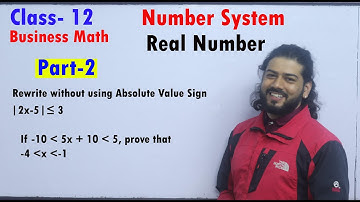 Real Number Part 2 Business Mathematics  (Class 12 ) Solution  (Number System)
