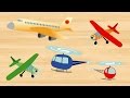 空の乗り物パズルできるかな？【赤ちゃんが笑う、喜ぶ遊び】 videos for kids