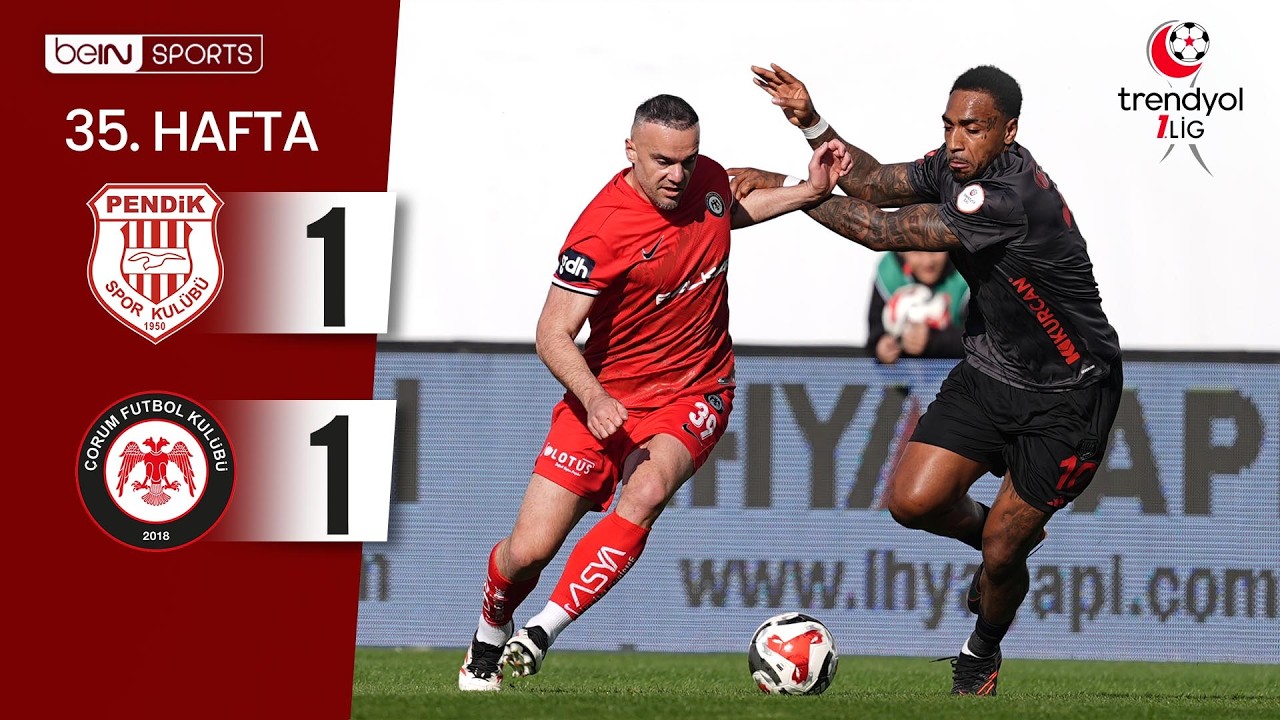 Pendikspor vs Çorum FK - live score, predicted lineups and H2H stats
