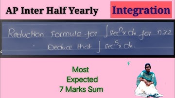 Integration Inter 2nd year || Integration || Maths2b Integration|| MATHS 2B most imp sums