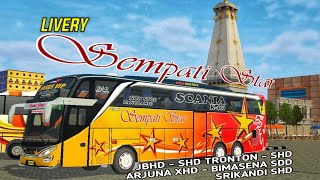 LIVERY BUSSID SEMPATI STAR JBHD, SHD TRONTON, SHD, ARJUNA XHD, BIMASENA SDD, SRIKANDI SHD screenshot 2