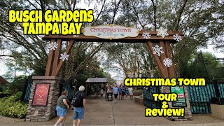 Christmas Town Dash Bucsh Gardens 2022 Florida Busch Gardens Tampa Bay Christmas Town 2021 Tour & Review! - Youtube