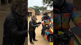 बंदर की नोक झोंक सुपर मजेदार#funny video#funny monkey#trendingshorts