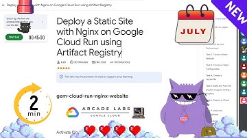 Deploy a Static Site with Nginx on Google Cloud Ru | #2025 | #|#qwiklabs |Solution