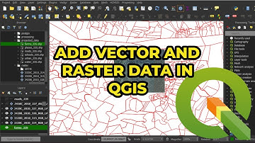How to Import data into QGIS | Add data in QGIS - Tutorial - 4