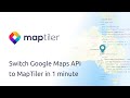 Google maps api alternative maptiler cloud