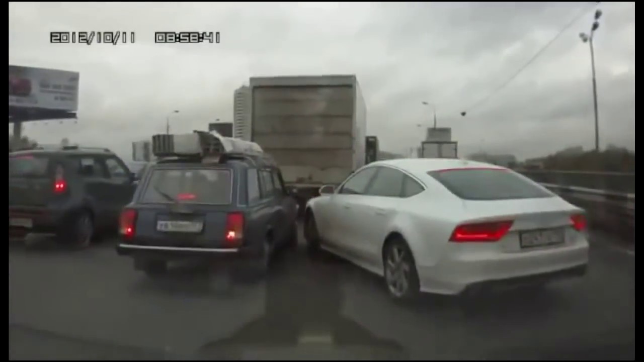 Авария русских машин Авария русских машин