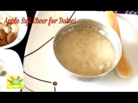 apple-suji-kheer:-homemade-baby-food-recipe,apple-suji-porridge-for-babies(6-9-months)