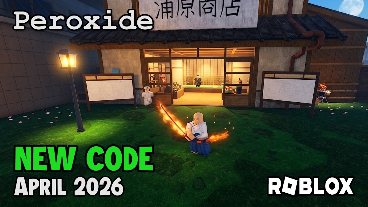 Roblox Peroxide NEW CODE April 2026 YouTube 