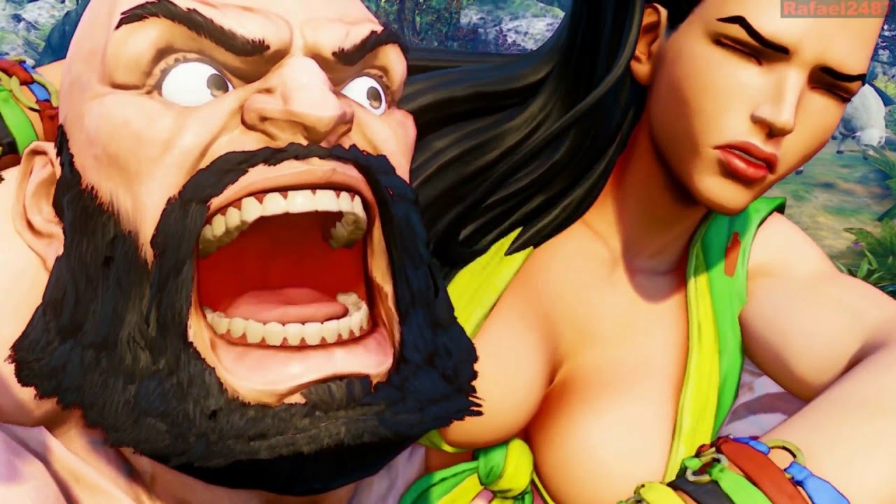 SF5 Zangief Laura The Red Cyclone XXX Slow Mo