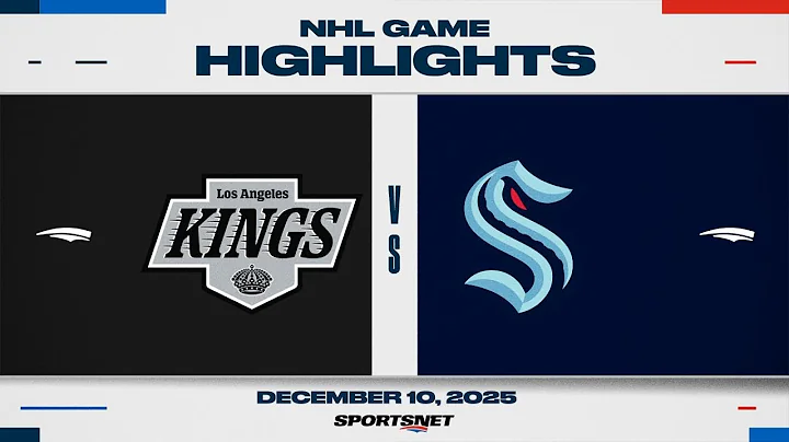 NHL Highlights | Kings vs. Kraken - December 10, 2025