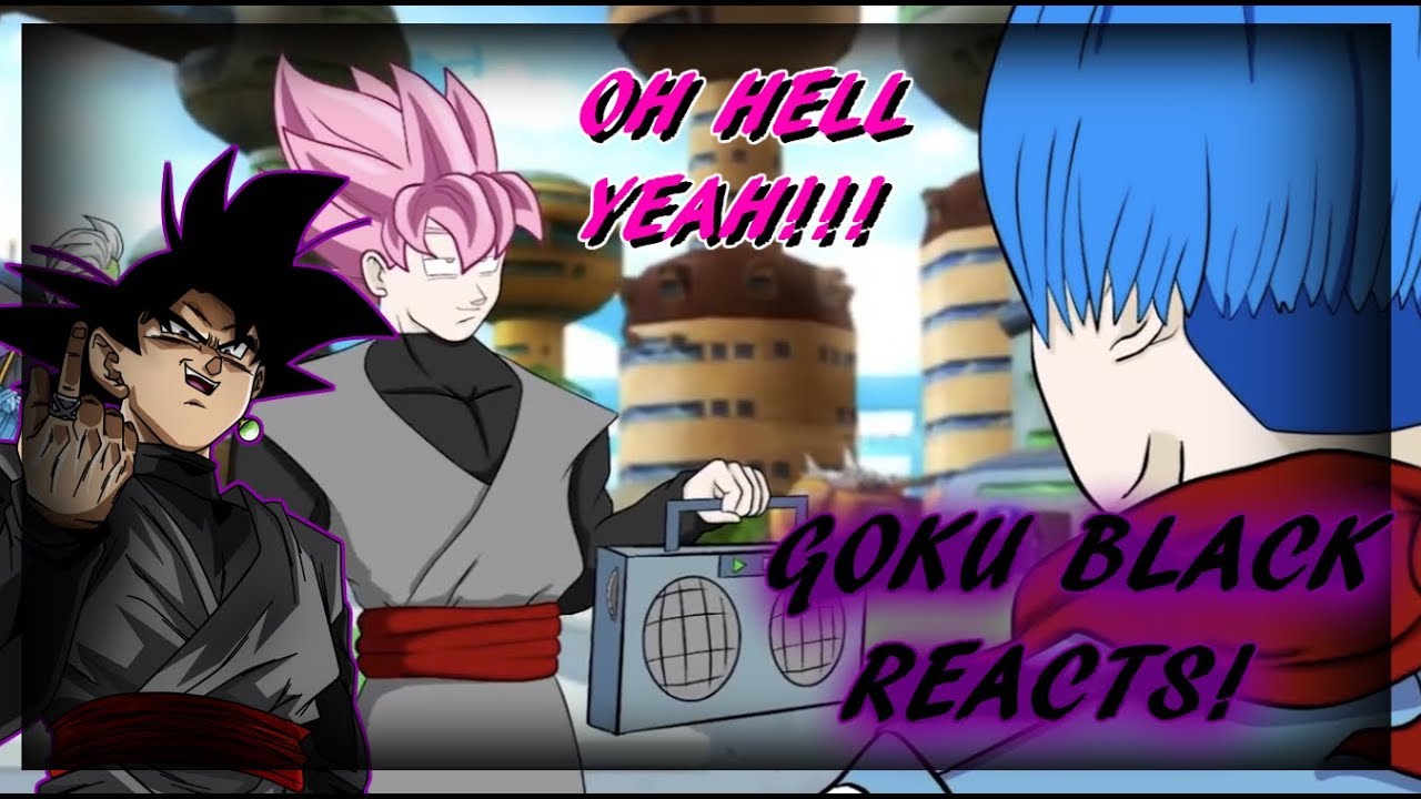 Goku black reacts To Trunks vs Goku Black EPIC RAP BATTLE! (DBS Parody