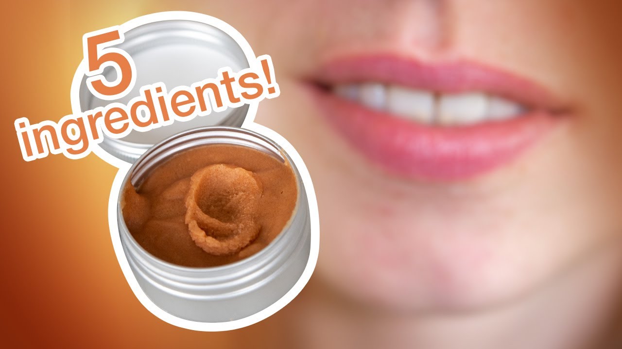 CREAMY lip scrub DIY Just 5 ingredients! YouTube