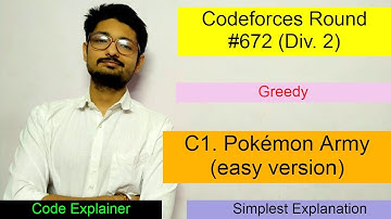 C1. Pokémon Army (easy version) | Codeforces Round #672 (Div. 2) | CODEFORCES