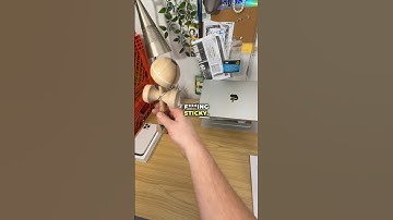 You should know.. this thing is really f**king sticky. 😳 #kendama #pov #viral #unboxing
