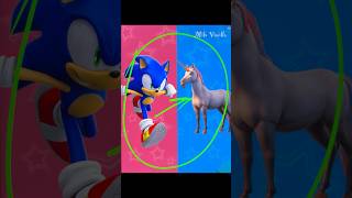 Sonic mixing with Unicorn #mixingcharacters #aiart #shorts #mixing