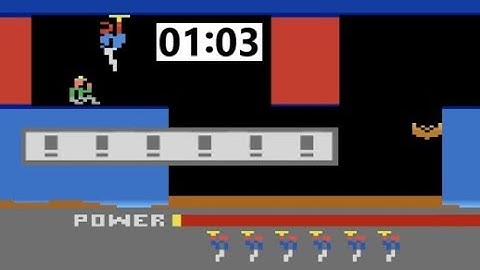 H.E.R.O. (Atari 2600) 1,000,000 in 1h03