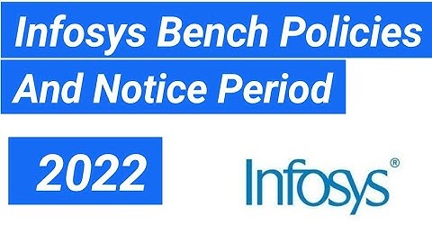 Infosys Bench Policies and Notice Period for Employees |@Vikasteach #infosys #bench #noticeperiod