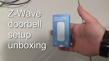 Smartthings doorbell unboxing - Aeon Labs dry contact z-wave sensor