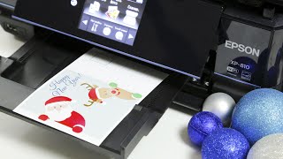 Задача для Epson XP-810: печать новогодней открытки(Характеристики и цена Epson XP-810: http://www.originalam.net/all-in-one-ciss/epson/xp-810-refurbished.html Нужны открытки с новогодними поздрав..., 2015-12-30T08:33:11.000Z)