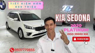 Chi tiết Kia Sedona Platinum 2020 odo 39000 km lướt - mua Kia Sedona Platinum 2020 tiết kiệm 800 tr