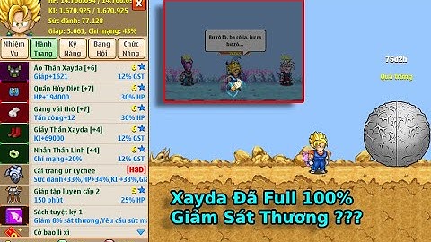 Ngọc Rồng Online | Tăng Sức Mạnh Cho Siêu Xayda , Học Skill Mới , Đổi Điểm Thức Ăn NRO