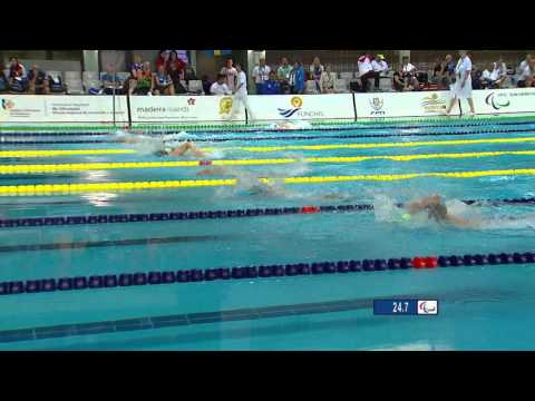 Men's 100m Freestyle S5 |Final | 2016 IPC Swimming European Open Championships Funchal