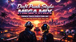 Daft Punk Style Mega Mix – French Touch Disco Funk Mix 1 Hour Non Stop Groove