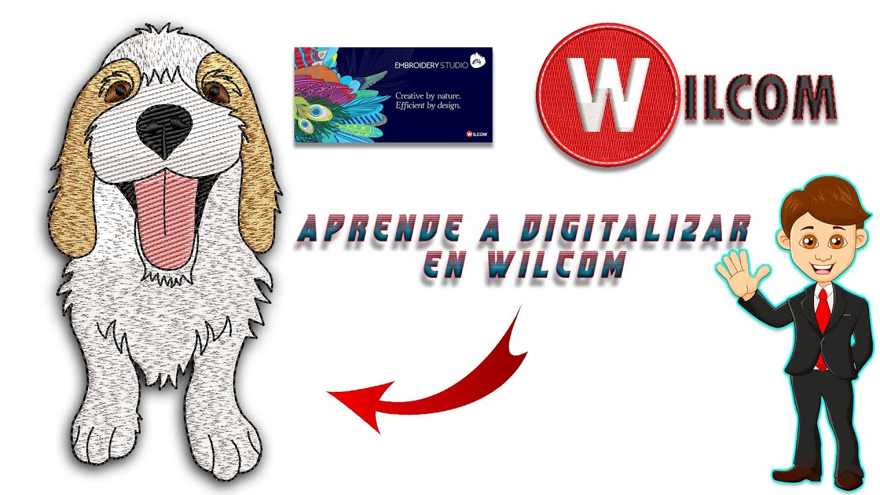 Embroidery - Digitalizando perrito en Wilcom