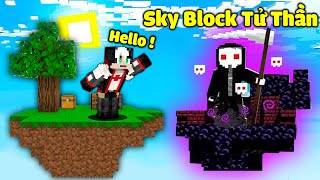 REDHOOD THỬ THÁCH SINH TỒN SKYBLOCK THẦN CHẾT TRONG MINECRAFT*MỀU SINH TỒN SKY BLOCK VỚI CÁC VỊ THẦN