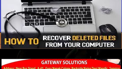 How to Recover Deleted Data ( Photos Videos Documents ) -  with Get Data Back software