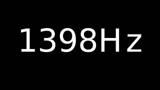 Speaker Sound Test 1398Hz