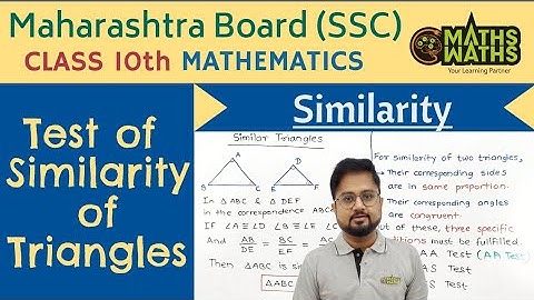 Similarity | Class 10th | Maharashtra Board | Practice Set 1.3 intro |Test of Similarity| Rounak Sir