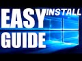 Windows 10 Easy Installation Step by Step: 2021