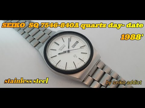seiko SQ quartz 7546-840A from 1988' - YouTube