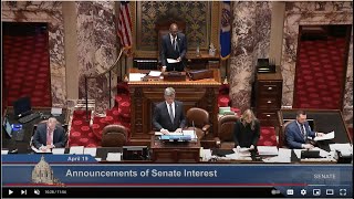 Senate Floor Session - Part 2 - 04/19/23