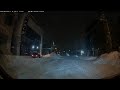 大雪の降った日　朝の町中の様子　20251212