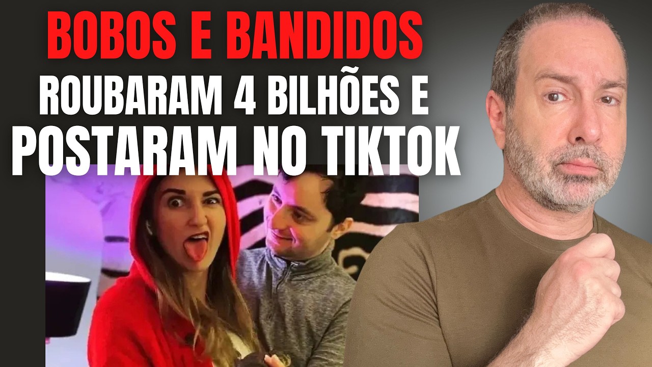 CASAL COM CARA DE BOBO ROUBA 4,5 BILHÕES DE DÓLARES E FAZ VÍDEO NO TIKTOK - ROUBO DE BITCOINS