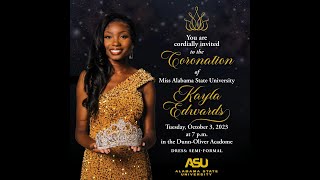 The Coronation of Miss Alabama State University Kayla Edwards