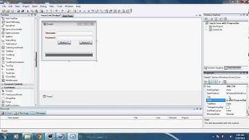 Log In Form with ProgressBar VB 2008 Tutorial (HEMLOCK)