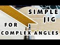 Make a Simple Jig for Cutting Complex Miters/Angles | How to Woodworking.