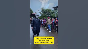 Ngày 13-7 thầy Minh Tuệ tiếp tục đi khất thực #minhtue #shorts