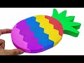 Satisfying Video l Kinetic Sand Pineapple Cutting ASMR | Sand Koreean