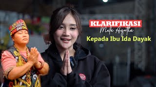 KLARIFIKASI Mala Agatha Kepada Ibu Ida Dayak