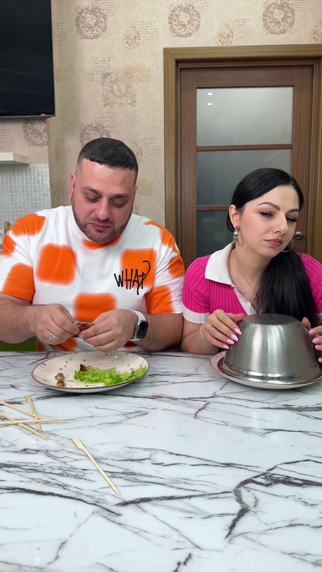 OMG She got the chicken!? #shorts Best video by MoniLina