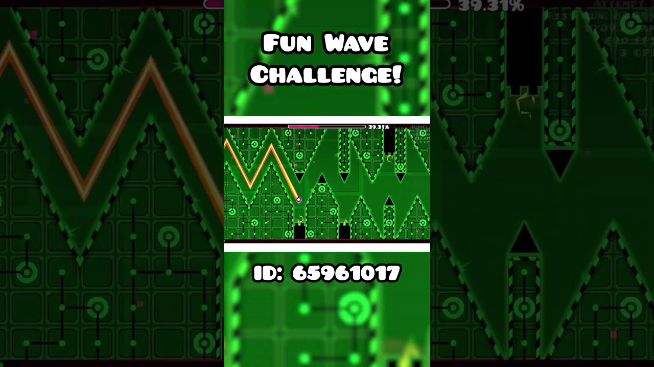 Fun, Satisfying GD Geometry Dash Wave Challenge 