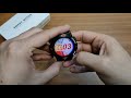 A80 Smartwatch unboxing and quick menu view