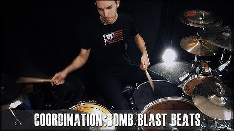 JamesPayneDrums.com - Bomb Blast Beat Coordination drum lesson preview