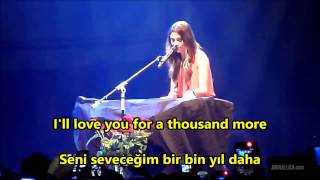 Christina Perri - A Thousand Years İngilizce-Türkçe Altyazı (English-Turkish Subtitle) Resimi